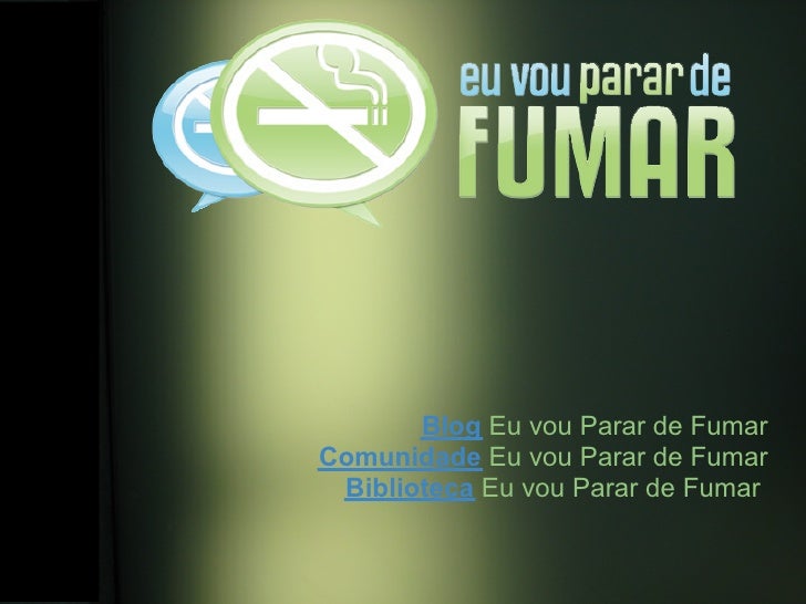 Como deixar de fumar e contar como