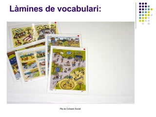 Làmines de vocabulari: 
