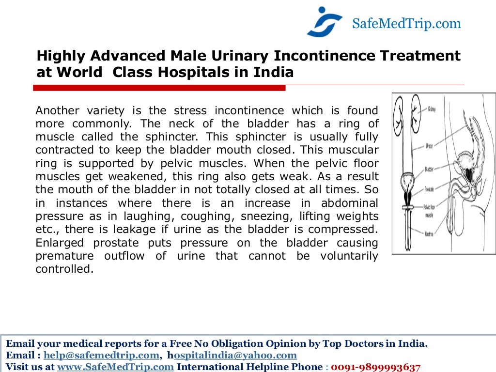 Male urinary incontinence
