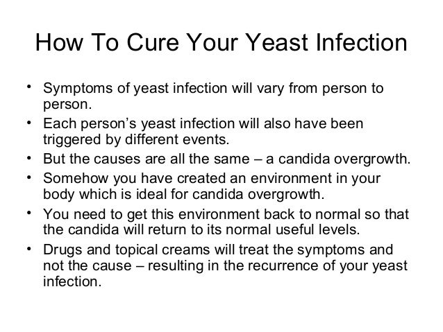 Male yeast infection cures