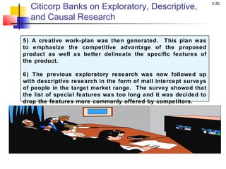 Citicorp Banks on Exploratory, Descriptive,
                                                                  3-30


  and...