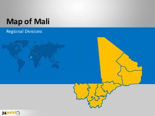 Map of Mali
Regional Divisions
 