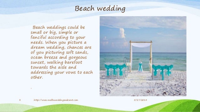 Malibu Beach Wedding Packages