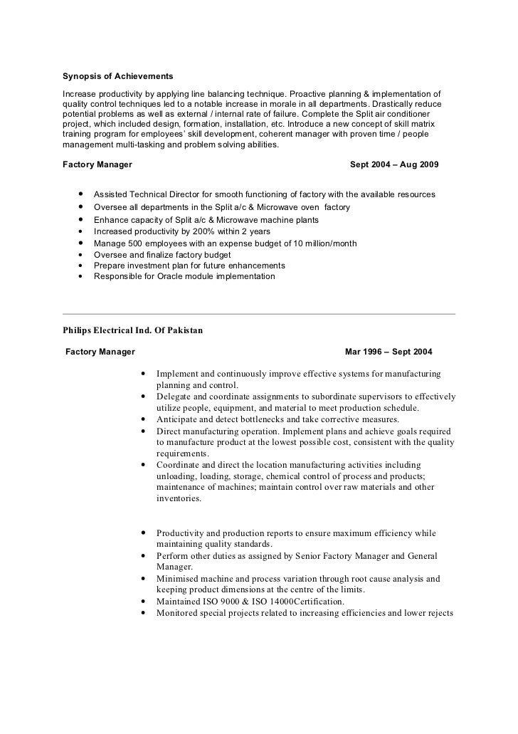 Resume summary examples image