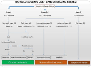 BARCELONA CLINIC LIVER CANCER STAGING SYSTEM
 