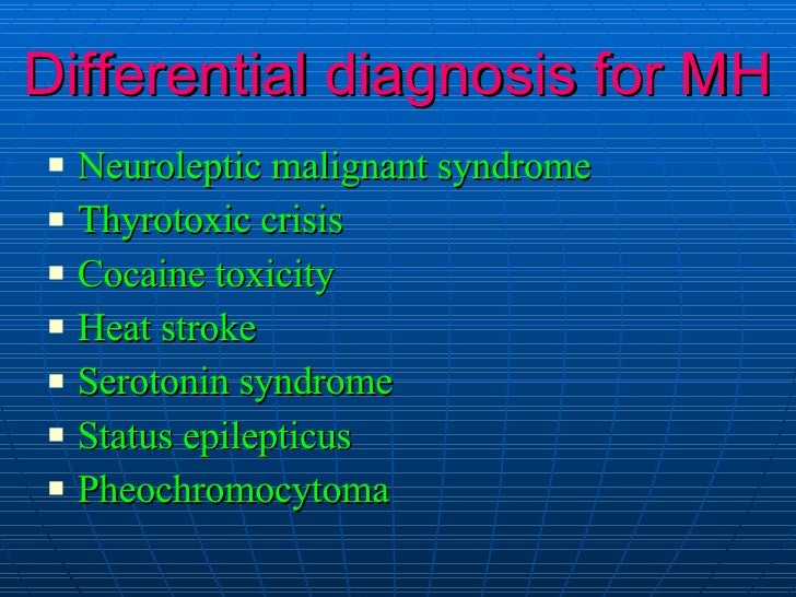 Malignant Hyperthermia