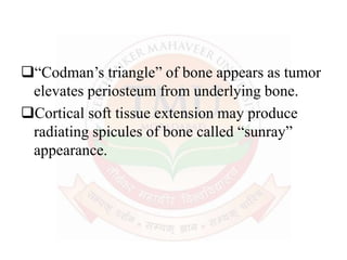 Malignant bone tumours | PPTX