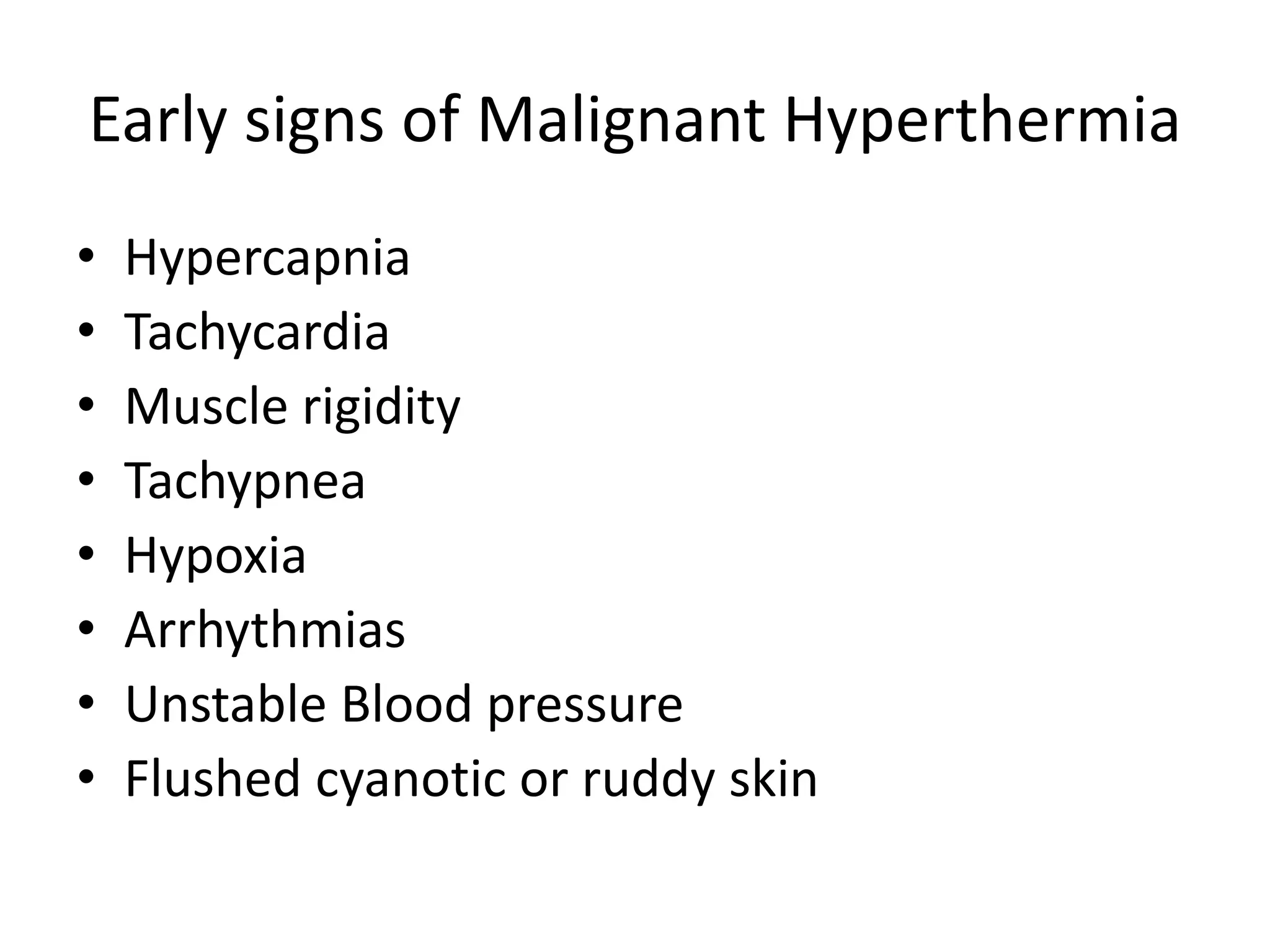 Malignant hyperthermia | PPTX