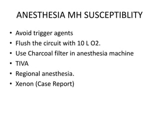 Malignant hyperthermia [final] | PPTX