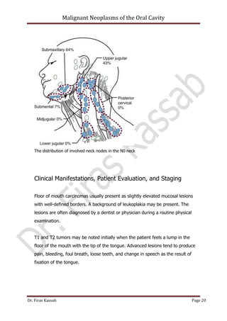 Malignant neoplasms of the oral cavity | PDF