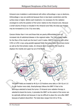 Malignant neoplasms of the oral cavity | PDF