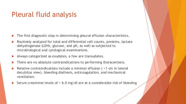 Malignant pleural effusions