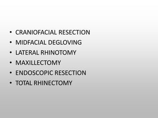malignant sinonasal tumors+management.pptx
