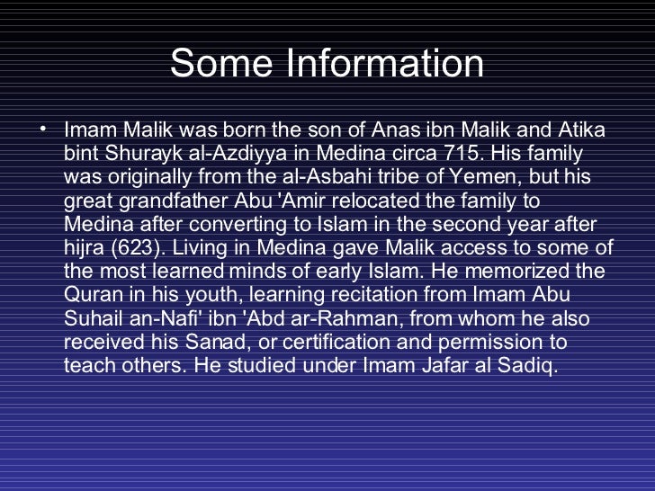 Malik Ibn Anas