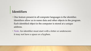 Introduction to C programming | PPTX | Programming Languages | Computing