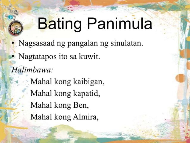 Malikhaing Di Piksyon na Pagsulat ng Liham | PPT
