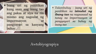 Malikhaing pagsulat | PPTX