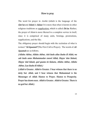 Maliki Salat (Easy)Islam,Sunni,Mali