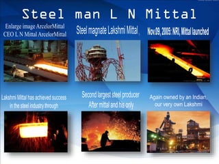 Steel man L N Mittal
 