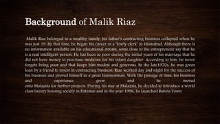 Malik riaz hussain | PPTX