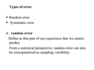 Malimu sources of errors | PPT