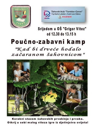 Mali šahovski kamp u OŠ Grigor Vitez, Sveti Ivan Žabno