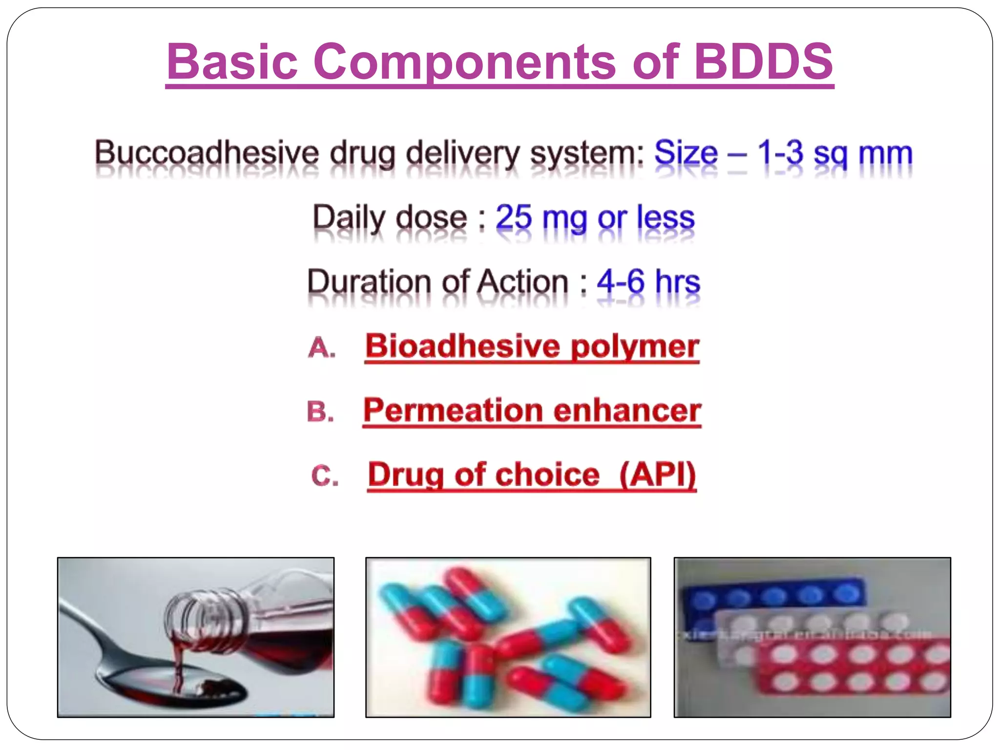 Basic Components of BDDS
 