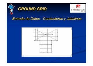 GROUND GRID
Entrada de Datos
Entrada de Datos -
- Conductores y Jabalinas
Conductores y Jabalinas
 