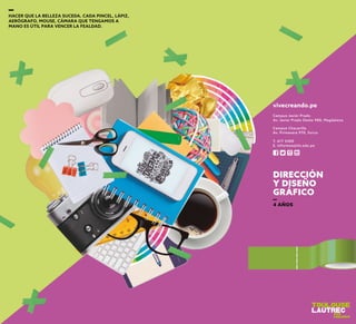 vivecreando.pe
T. 617 2400
E. informes@tls.edu.pe
Campus Chacarilla
Av. Primavera 970, Surco
Campus Javier Prado
Av. Javier Prado Oeste 980, Magdalena
 