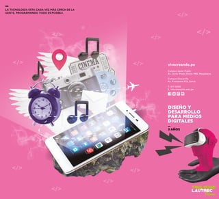 vivecreando.pe
T. 617 2400
E. informes@tls.edu.pe
Campus Chacarilla
Av. Primavera 970, Surco
Campus Javier Prado
Av. Javier Prado Oeste 980, Magdalena
 