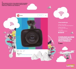 vivecreando.pe
T. 617 2400
E. informes@tls.edu.pe
Campus Chacarilla
Av. Primavera 970, Surco
Campus Javier Prado
Av. Javier Prado Oeste 980, Magdalena
 