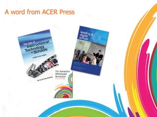 A word from ACER Press 