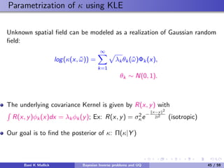 MUMS Opening Workshop - Hierarchical Bayesian Models for Inverse ...