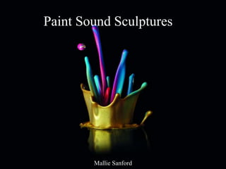 Paint Sound Sculptures
Mallie Sanford
 
