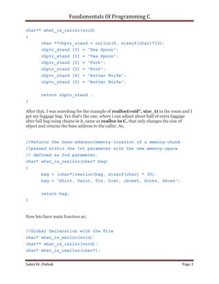 Malloc, calloc, realloc | PDF