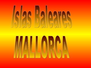 Islas Baleares MALLORCA 