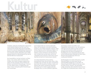 Kultur

Kapelle Sant Pere. Kathedrale von Mallorca


Architekten, Anfang des 20. Jahrhunderts vorgenommen         In der Altstadt erlebt man noch das traditionelle          Spaziergänge vermitteln das Gefühl, in die
und die herrliche Capilla de Sant Pere wurde vom             Palma. Mit Chocolaterien, in die jeden Nachmittag          Vergangenheit zurückversetzt zu sein. Die nächtlichen
mallorquinischen Künstler Miquel Barceló geschaffen –        Familien zu einer heißen Schokolade einkehren, stillen     Führungen durch die Straßen der Stadt, bei denen
sie hat sich zu einer der Hauptattraktionen entwickelt. Im   Kirchen, Flanieren auf den Stadtmauern, Bänken, wie        etwas über ihre Geschichte erzählt wird oder ein
Museum werden Schätze von großem Wert aufbewahrt,            die an der Plaza de Cort, wo sich auch das Rathaus         Rundgang durch das Palma des Jugendstils, die
wie verschiedene gotische Altaraufsätze und aus Silber       befindet, auf denen die Rentner oder Menschen mit          Besichtigung des noch vorhandenen jüdischen Erbes
gefertigte Schreine zur Aufbewahrung der Tora, also der      sehr viel Muße sitzen und das Leben und die Zeit           und der eindrucksvollsten Denkmäler der Stadt. Dieses
jüdischen Bibel bzw. Gesetzesschrift.                        vorbeiziehen lassen. Der Puls in diesem alten Teil der     Rezept für Besucherführungen erfreut sich
                                                             Stadt hat sich durch die Touristen kaum verändert.         zunehmender Beliebtheit.
Die Festung Bellver, die über der Bucht von Palma
thront, ist ein anderer, äußerst eindrucksvoller             Am anderen Ende findet sich das moderne,                   Die Ethnographie ist ein weiterer Aktivposten von großer
Gotikbau. Sein runder Kreuzgang, ausgesprochen               kosmopolitische Palma. Das der breiten Alleen, vielen      Bedeutung. Mallorca war schon immer eine sehr
elegant und fast palastartig, dient als Rahmen für           Geschäften, Bars und Cafés. Eine aktive, internationale,   landwirtschaftlich geprägte Insel. An zwei Orten, der
Konzerte und kulturelle Veranstaltungen. Und auch            bunte Stadt. Mit den gleichen Vorlieben, Lokalen und       Granja de Esporles und Es Calderers de Sant Joan, wurde
La Lonja, äußerst erlesen, in spätgotischem Stil             Diensten jeder anderen europäischen Hauptstadt.            das Leben auf einer „Possessió“, also einem großen
erbaut, ist heute Schauplatz großer Veranstaltungen          Palma bietet auch ein breites Angebot kultureller          Landgut, rekonstruiert. Diese Lebensform hat sich vom 15.
und Ausstellungen.                                           Rundgänge. Diese von einem Stadtführer begleiteten         bis zu Beginn des 20. Jahrhunderts kaum verändert. Auch


                                                                                                                                                                              15
 