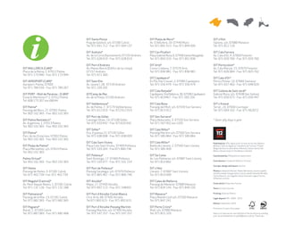 OIT Santa Ponça                               OIT Platja de Muro*                            OIT s'Illot
                                         Puig de Galatzó, s/n. 07180 Calvià            Av. S'Albufera, 33. 07440 Muro                 Sipions, s/n. 07680 Manacor
                                         Tel: 971 691 712 - Fax: 971 694 137           Tel: 971 891 013 - Fax: 971 894 000            Tel: 971 812 118

                                         OIT Andratx*                                  OIT Can Picafort                               OIT Cala Ferrera
                                         Av. de la Cúria (Ajuntament). 07150 Andratx   Plaça Gabriel Roca, 6. 07458 Santa Margalida   Av. Cala d’Or, 4. 07669 Felanitx
                                         Tel: 971 628 019 - Fax: 971 628 019           Tel: 971 850 310 - Fax: 971 851 836            Tel: 971 659 760 - Fax: 971 659 760

                                         OIT Port d’Andratx                            OIT Artà*                                      OIT Portocolom*
OIT MALLORCA (CdM)*                      Av. Mateo Bosch (Edifici de la Llonja).       Costa i Llobera, 7. 07570 Artà                 Av. Cala Marçal, 15. 07670 Felanitx
Plaça de la Reina, 2. 07012 Palma        07157 Andratx                                 Tel: 971 836 981 - Fax: 971 836 981            Tel: 971 826 084 - Fax: 971 825 762
Tel: 971 173 990 - Fax: 971 173 994      Tel: 971 671 300
                                                                                       OIT Capdepera*                                 OIT Cala d'Or*
OIT AEROPORT (CdM)*                      OIT Sant Elm                                  Es Pla d'en Cosset, 2. 07580 Capdepera         Perico Pomar, 10. 07660 Santanyí
Aeroport, Palma. 07000                   Av. Jaume I, 28. 07159 Andratx                Tel: 971 556 479 - Fax: 971 556 479            Tel: 971 657 463 - Fax: 971 648 029
Tel: 971 789 556 - Fax: 971 789 267      Tel: 971 239 205
                                                                                       OIT Cala Ratjada*                              OIT Colònia de Sant Jordi*
OIT PORT - Moll de Paraires - (CdM)*     OITCamp de Mar                                Capdepera, Vía Mallorca. 36. 07590 Capdepera   Gabriel Roca, s/n. 07638 Ses Salines
Estació Marítima nº 2. 07012 Palma       Av. de la Platja. 07160 Andratx               Tel: 971 819467 - Fax: 971 565 256             Tel: 971 656 073 - Fax: 971 656 447
Tel: 608 173 307 ext.68044
                                         OIT Valldemossa*                              OIT Cala Bona                                  OIT s'Arenal
OIT Palma*                               Av. de Palma, 7. 07170 Valldemossa            Passeig del Moll, s/n. 07559 Son Servera       Terral , 23. 07600 Llucmajor
Passeig del Born, 27. 07001 Palma        Tel: 971 612 019 - Fax: 972 612 019           Tel: 971 813 912                               Tel: 971 669 162 - Fax: 971 662672
Tel: 902 102 365 - Fax: 902 102 365
                                         OIT Port de Sóller                            OIT Son Servera*
OIT Palma Rentadors*                     Canonge Oliver, 10. 07108 Sóller              Plaça Abeurador, 3. 07550 Son Servera          * Open 365 days a year
Av. Argentina, 1. 07013 Palma            Tel: 971 633 042 - Fax: 971633 042            Tel: 971 567 002 ext.1035
Tel: 902 102 365 - Fax: 902 102 365
                                         OIT Sóller*                                   OIT Cala Millor*
OIT Palma*                               Pça. Espanya,15. 07100 Sóller                 Passeig Marítim s/n. 07560 Son Servera
Parc de les Estacions, 07002 Palma       Tel: 971 638 008 - Fax: 971 638 009           Tel: 971 585 864 - Fax: 971 585 864
Tel: 902 102 365 - Fax: 902 102 365
                                         OIT Cala Sant Vicenç                          OIT Cala Millor*                               Published by: ATB, Agència de Turisme de les Illes Balears
OIT Platja de Palma*                     Plaça Cala Sant Vicenç. 07469 Pollença        Badia de Llevant, 2. 07560 Sant Llorenç        (Balearic Tourism Agency), Conselleria de Turisme i Treball
Plaça Meravelles, s/n. 07610 Palma       Tel: 971 533 264 - Fax:971 866 746            Tel: 971 585 409                               (Regional Tourism and Labour Minister), Govern de les Illes
                                                                                                                                      Balears (Government of the Balearic Islands)
Tel: 902 102 365
                                         OIT Pollença*                                 OIT Sa Coma                                    Coordinated by: ATB publicity department
Palma Virtual*                           Sant Domingo, 17. 07460 Pollença              Av. Les Palmeres s/n. 07687 Sant Llorenç
                                                                                                                                      Contributors: Fundación Mallorca Turismo
Tel: 902 102 365 - Fax: 902 102 365      Tel: 971 535 077 - Fax: 971 531 154           Tel: 971 810 892
                                                                                                                                      Concept, design and layout: dcp3.es
OIT Illetes                              OIT Port de Pollença*                         OIT s'Illot
Passeig de Illetes, 4. 07181 Calvià      Passeig Saralegui, s/n. 07470 Pollença        Llevant, 7. 07687 Sant Llorenç                 Photos © Sebastià Adrover, Mateu Bennàssar, Jaume Capellà,
                                                                                                                                      Jordi Escandell, Giorgio Gatti, Caty Grunfeld, Eduardo Miralles,
Tel: 971 402 739- Fax: 971 402 739       Tel: 971 865 467 - Fax: 971 866 746           Tel: 971 810 699                               Carles Raurich, Javi Saguillo, Klaus Siepmann, Agustí Torres,
                                                                                                                                      ATB photo archive.
OIT Magaluf (Central)*                   OIT Alcúdia*                                  OIT Cales de Mallorca
                                                                                                                                      Cover photo: Platja des Francès
Av. Pere Vaquer Ramis, 1. 07181 Calvià   Major, 17. 07400 Alcúdia                      Passeig de Manacor. 07689 Manacor
Tel: 971 131 126 - Fax: 971 131 188      Tel: 971 897 113 - Fax: 971 548401            Tel: 971 834 144 - Fax: 971 849 105            Texts: © Carlos Garrido

OIT Palmanova*                           OIT Port d’Alcúdia-Ciutat Blanca              OIT Manacor*                                   Printing: Gráficas Planisi

Passeig de la Mar, 13. 07181 Calvià      Ctra. Artà, 68. 07400 Alcúdia                 Plaça Ramón Llull s/n. 07500 Manacor           Legal deposit: PM - 0000 - 2010
Tel: 971 682 365 - Fax: 971 682 365      Tel:971 892 615 - Fax: 971 892 615            Tel: 971 847 241
                                                                                                                                      Edition: September 2010
OIT Peguera*                             OIT Port d'Alcúdia-Passeig Marítim            OIT Porto Cristo*                              Printed on Creator Star paper
Ratolí, 1. 07160 Calvià                  Passeig Marítim, s/n. 07400 Alcúdia           Moll, s/n. 07680 Manacor
Tel: 971 687 083 - Fax: 971 685 468      Tel: 971 547 257 - Fax: 971 547 257           Tel: 971 815 103                               Help us to improve our next edititon of this brochure by sending
                                                                                                                                      your recommendations to: publi@ibatur.caib.es. Thank you.
 