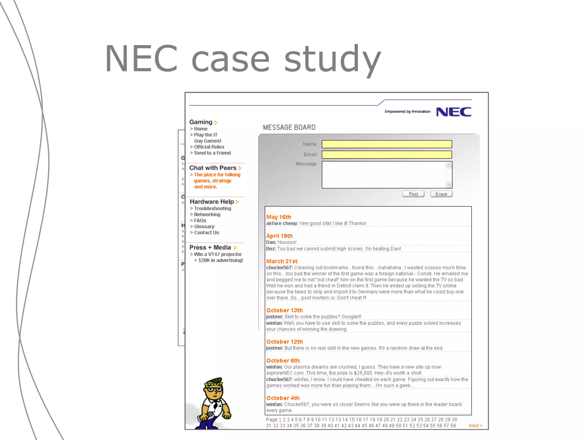 NEC case study 