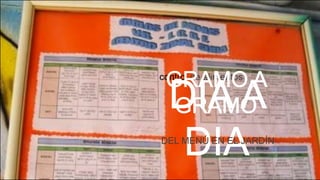 control de alimentos




DEL MENÚ EN EL JARDÍN
 