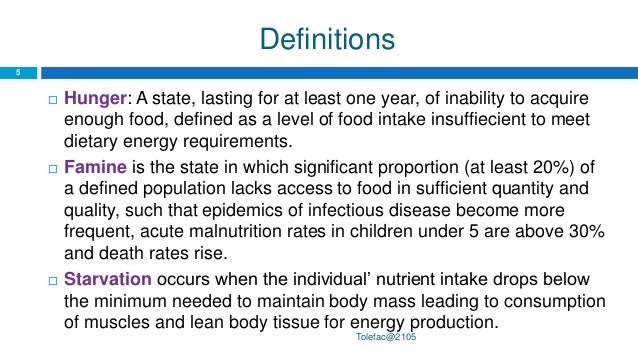 What is undernutrition?
