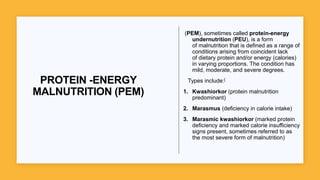 Malnutrition | PPTX