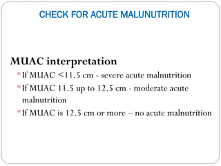 Muac Guidelines malnutrition, clinical features and management 2.ppt