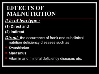 Malnutrition Among Indian Children | PPT