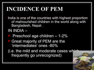 Malnutrition Among Indian Children | PPT