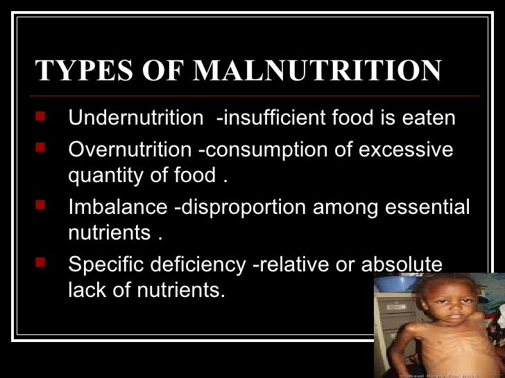Two Types Of Malnutrition