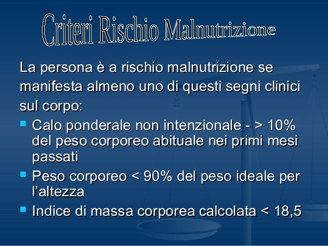 Malnutrizione