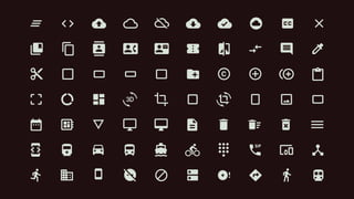 Maloa Presentation : Dark Color Theme