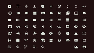 Maloa Presentation : Dark Color Theme